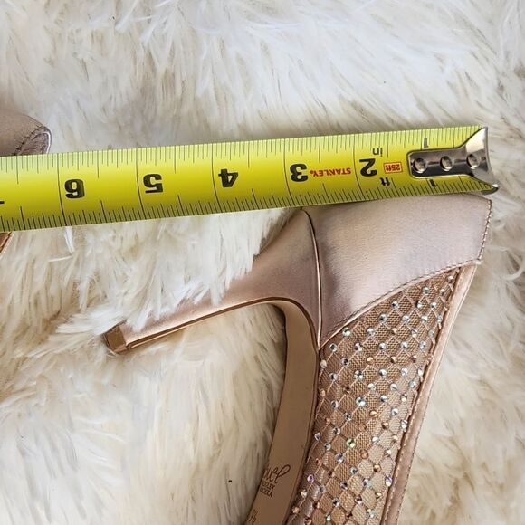 Jewel badgley Mischka mesh jeweled floria evening shoes - Picture 11 of 13